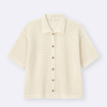 Uniqlo GU Lace Stitch Knit (Short Sleeve)