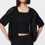 Uniqlo GU Lace Stitch Knit (Short Sleeve)