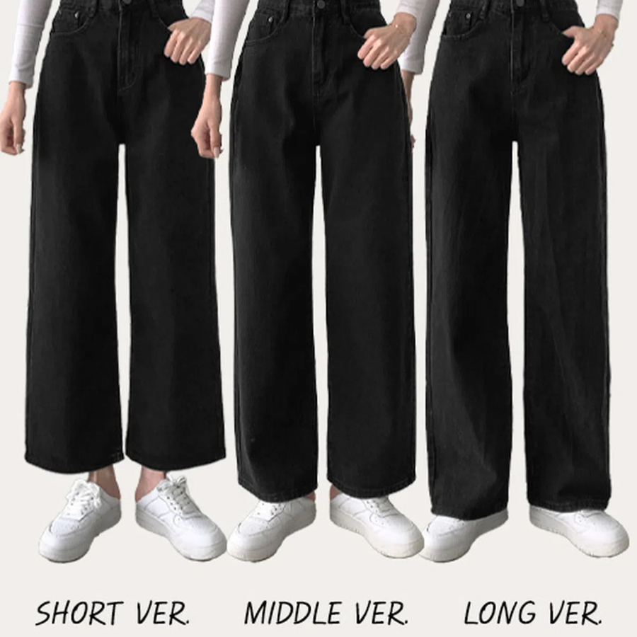 Прямые джинсы semi wide для повседневной носки