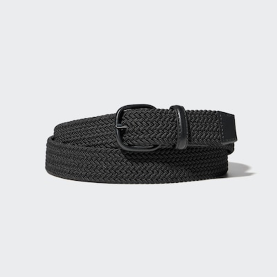 Uniqlo Leather Combination Mesh Belt