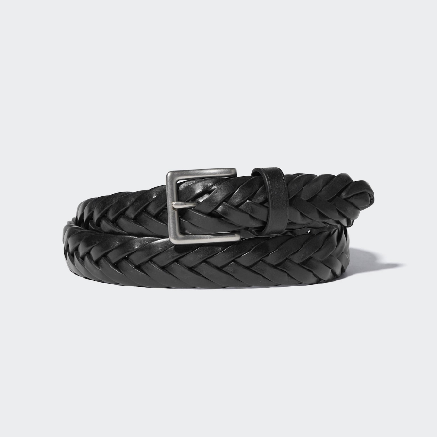 Uniqlo Leather Mesh Belt