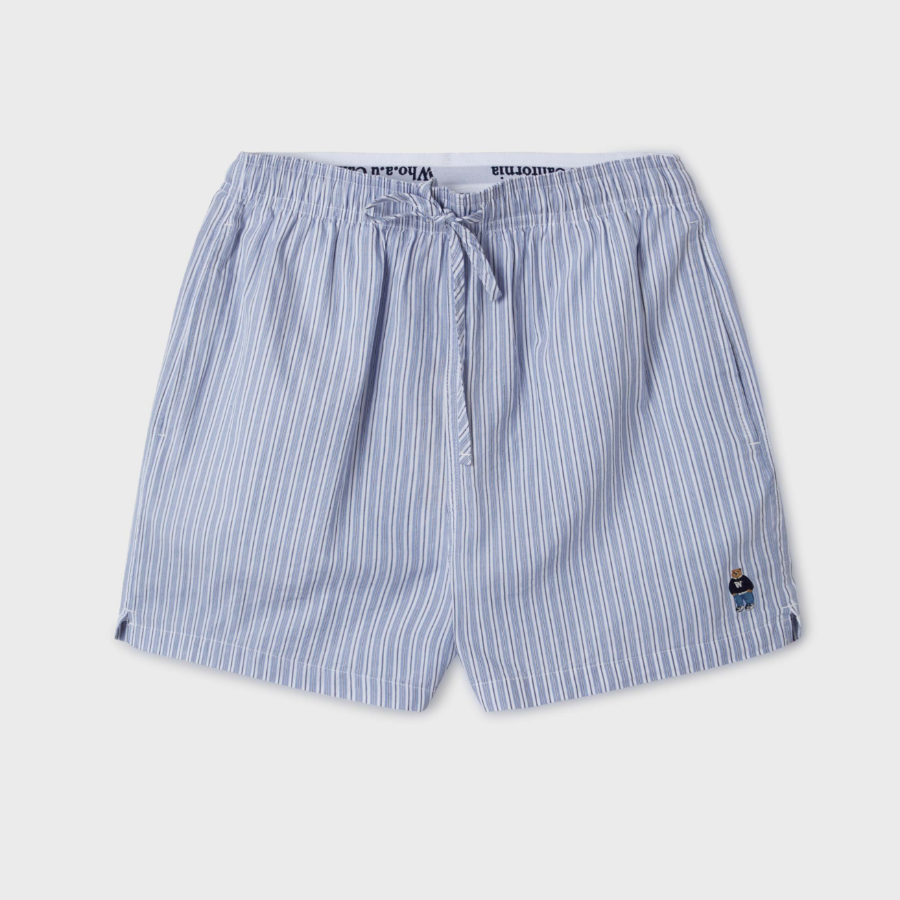 WHO.A.U — шорты Steve Striped Cotton Shorts (Set-up)