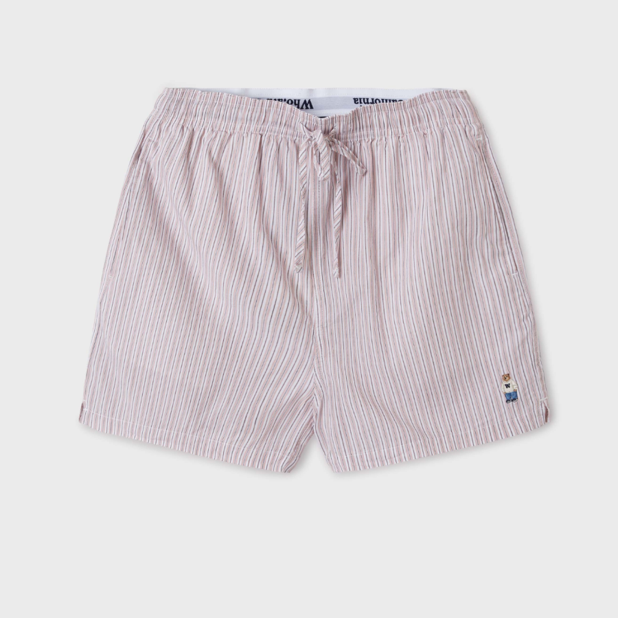 WHO.A.U — шорты Steve Striped Cotton Shorts (Set-up)