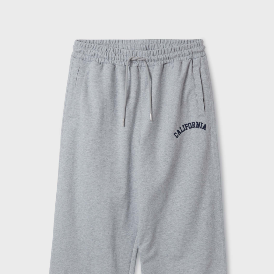 WHO.A.U — брюки Campus Letter Wide Pants