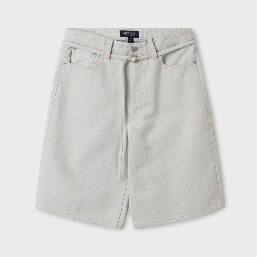 WHO.A.U — шорты Bermuda Denim Shorts (F)