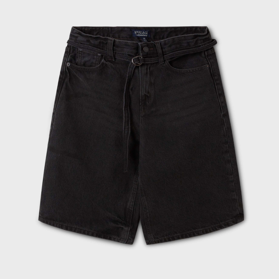 WHO.A.U — шорты Bermuda Denim Shorts (F)