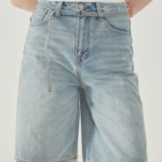 WHO.A.U — шорты Bermuda Denim Shorts (F)