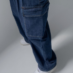 Женские карго-брюки с полурезинкой и двойной защипкой