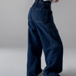 Женские карго-брюки с полурезинкой и двойной защипкой