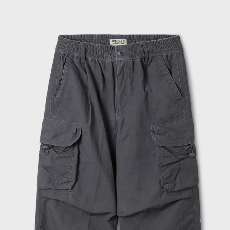 WHO.A.U — брюки Dyeing Cargo Pants(F)