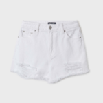 WHO.A.U — джинсовые шорты Destroyed Short Denim Shorts