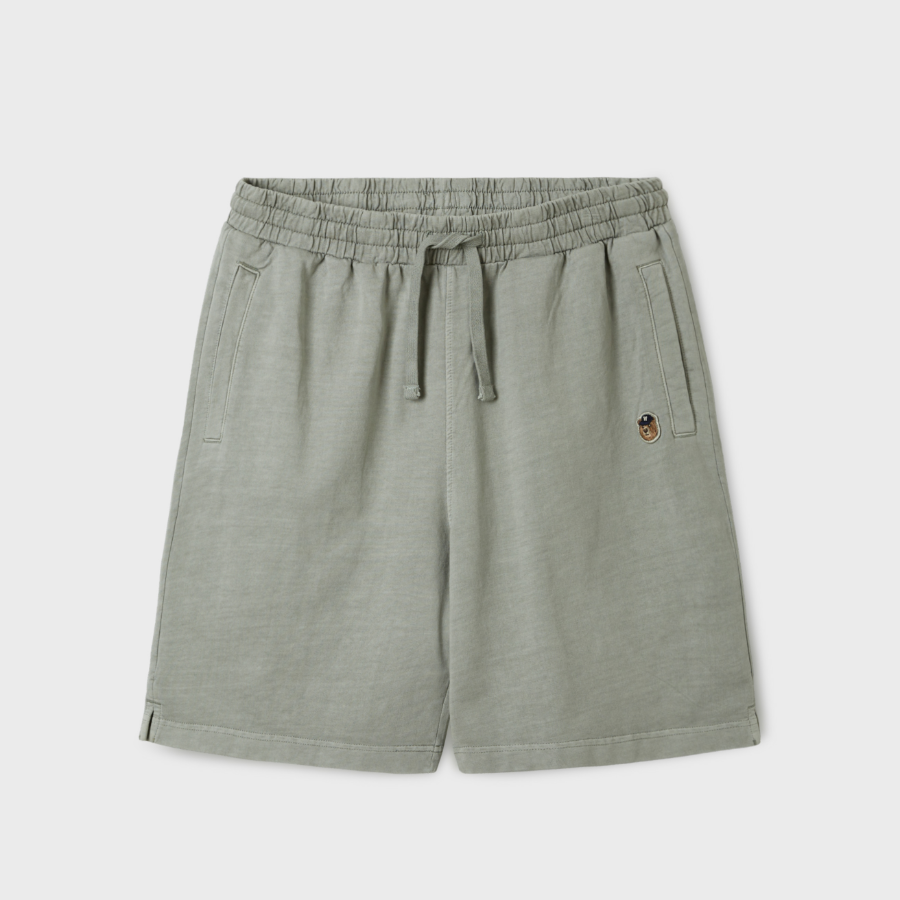 WHO.A.U — шорты Steve Head Patch Dyed Half Pants [B]