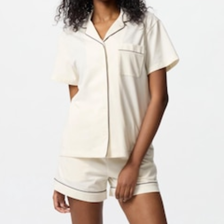 Uniqlo – пижама AIRism Cotton Pajama (Short Sleeve)