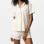 Uniqlo – пижама AIRism Cotton Pajama (Short Sleeve)