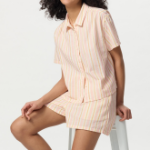 Uniqlo – пижама Cotton Pajama (Short Sleeve) Multi-Stripe