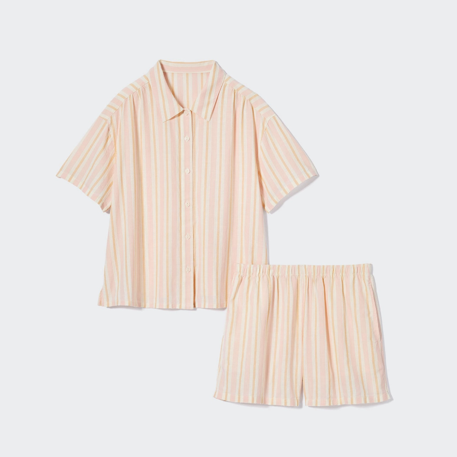Uniqlo – пижама Cotton Pajama (Short Sleeve) Multi-Stripe