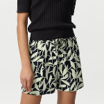 Uniqlo – шорты Drape Easy Shorts (Leaf Print)
