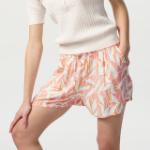 Uniqlo – шорты Drape Easy Shorts (Leaf Print)