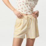 Uniqlo – шорты Seersucker Easy Shorts (Gingham Check)