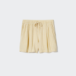 Uniqlo – шорты Seersucker Easy Shorts (Gingham Check)