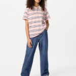 UNIQLO KIDS Wide Fit Straight Jeans (Denim) A