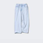 UNIQLO KIDS Wide Fit Straight Jeans (Denim) A