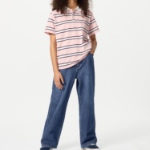 UNIQLO KIDS Wide Fit Straight Jeans (Denim) A