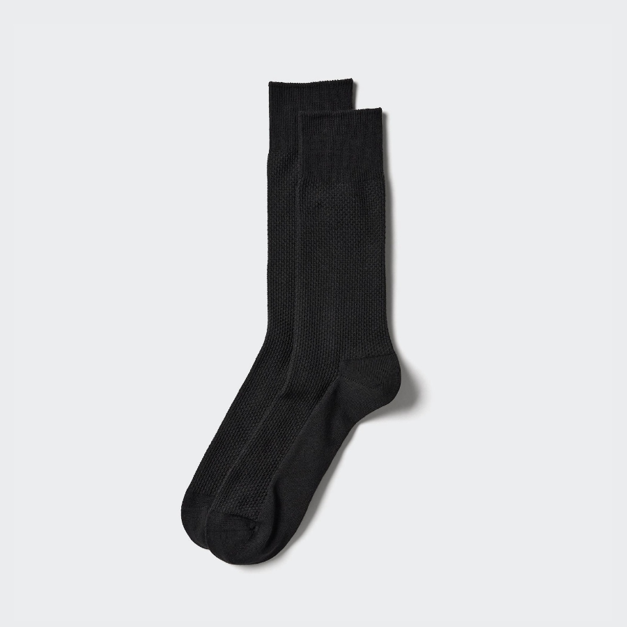Uniqlo Supima Cotton Blend Piqué Socks