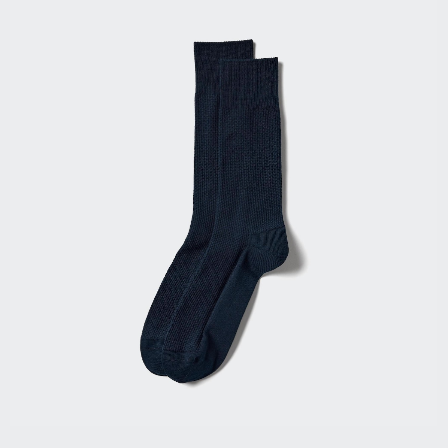 Uniqlo Supima Cotton Blend Piqué Socks