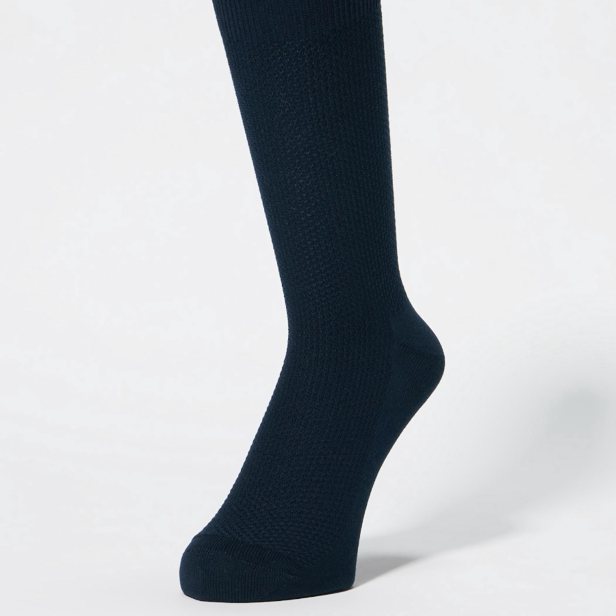 Uniqlo Supima Cotton Blend Piqué Socks