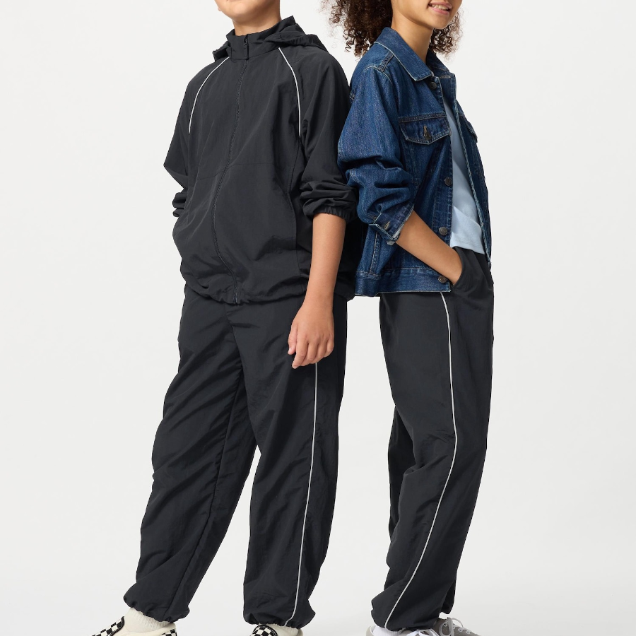UNIQLO KIDS Track Jogger Pants (With Side Line) D