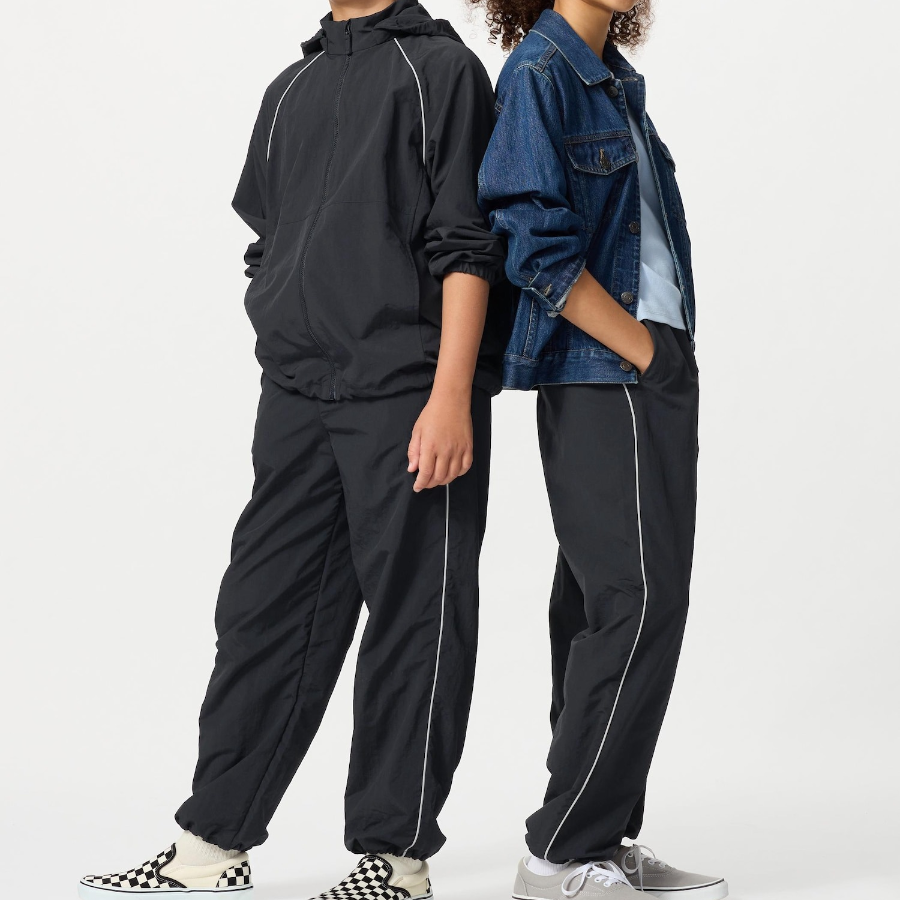 UNIQLO KIDS Track Jogger Pants (With Side Line) D