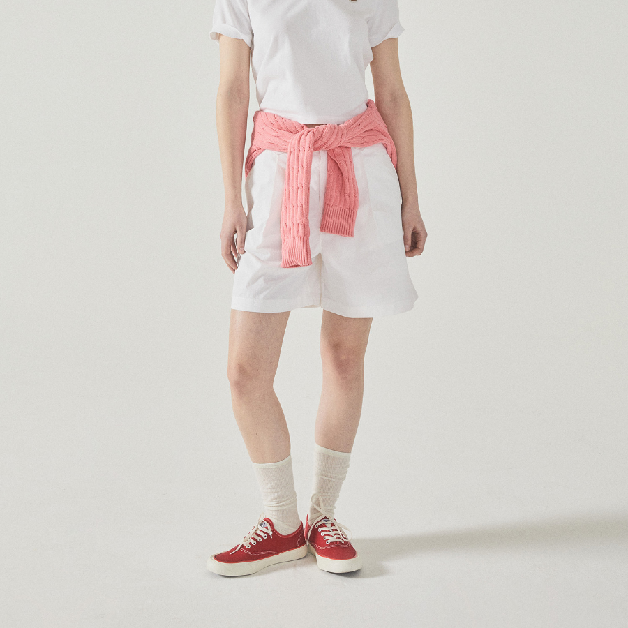 WHO.A.U — шорты Cooling Pin Tuck Chino Shorts