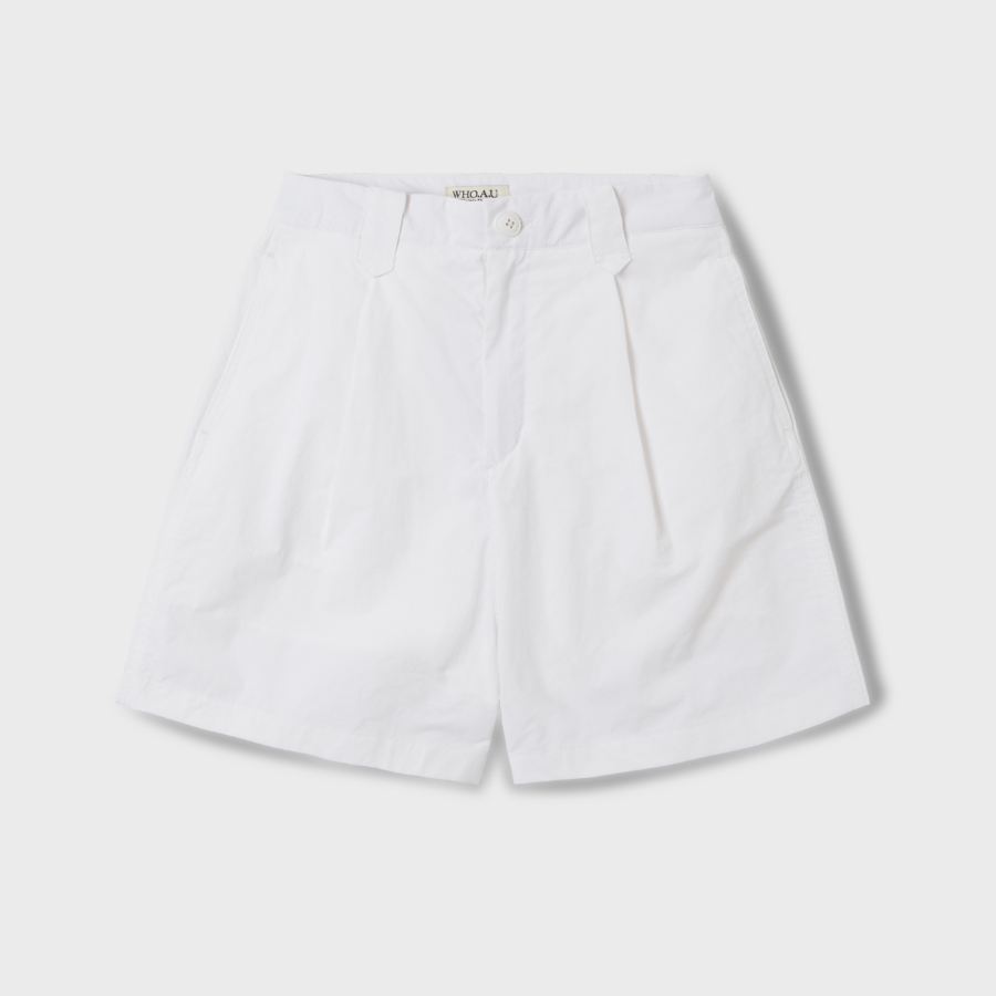 WHO.A.U — шорты Cooling Pin Tuck Chino Shorts