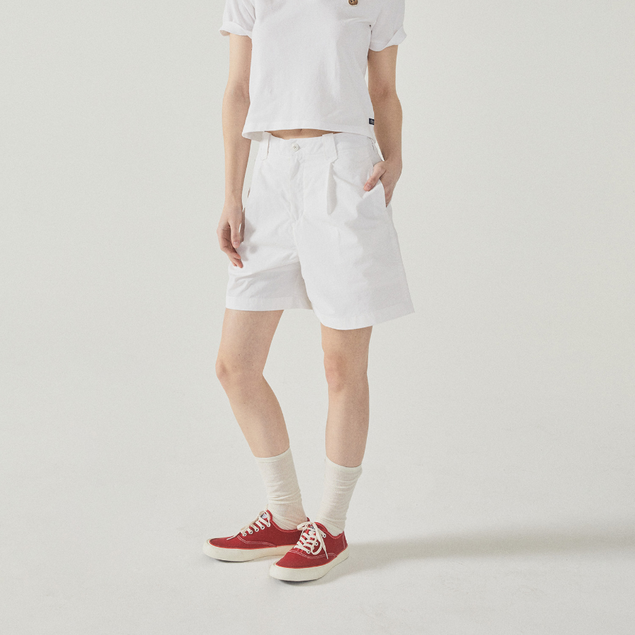 WHO.A.U — шорты Cooling Pin Tuck Chino Shorts