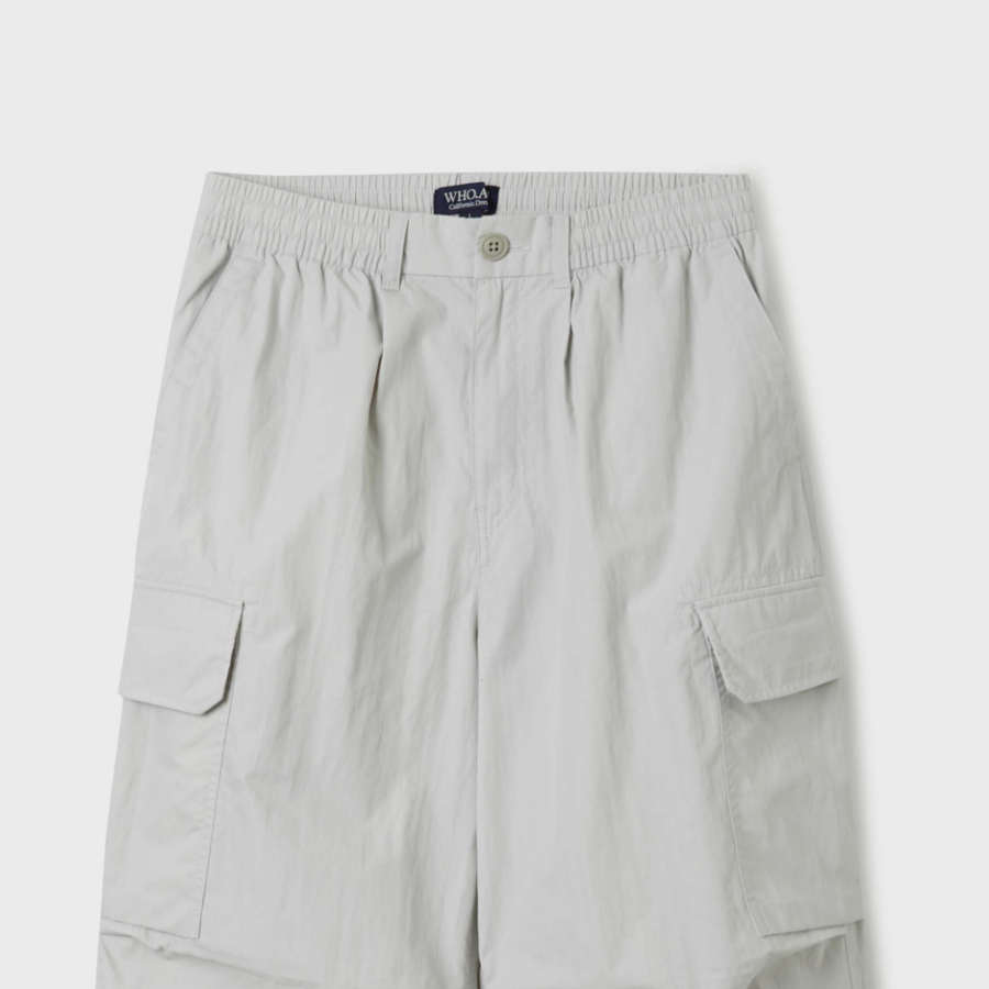 WHO.A.U — брюки Cotton Nylon Easy Cargo Pants(U)