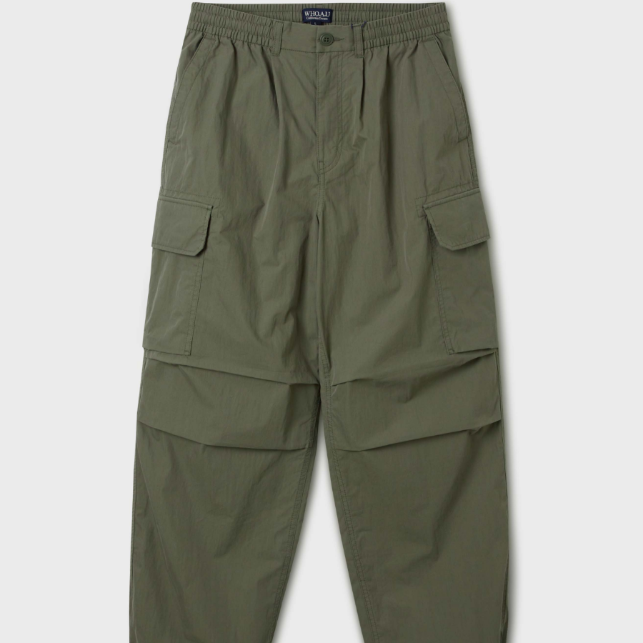 WHO.A.U — брюки Cotton Nylon Easy Cargo Pants(U)