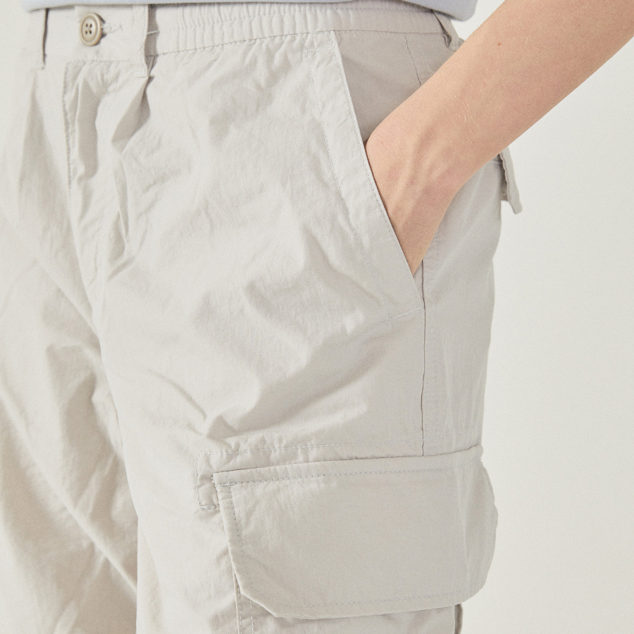 WHO.A.U — брюки Cotton Nylon Easy Cargo Pants(U)