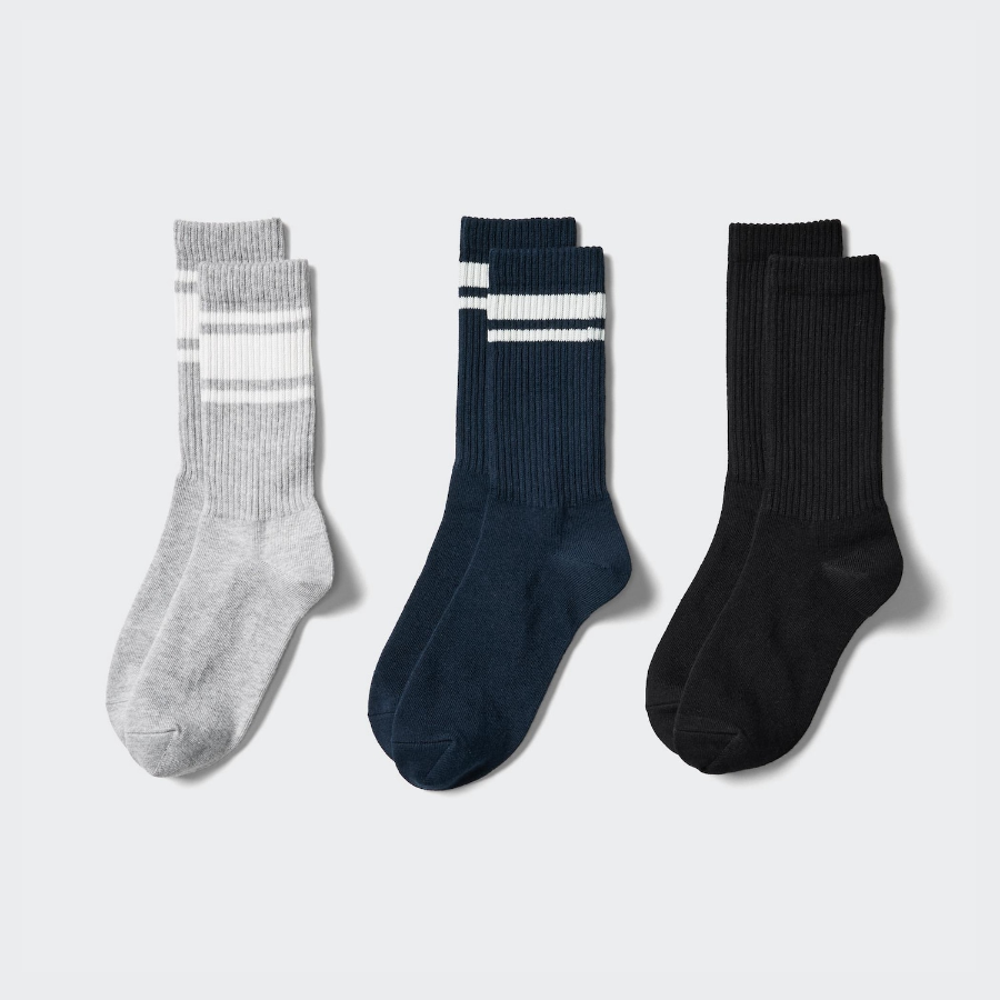 Uniqlo – носки 3P Pile Line Socks