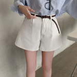 Женские A-силуэтные шорты, визуально стройнящие ноги