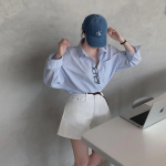 Женские A-силуэтные шорты, визуально стройнящие ноги