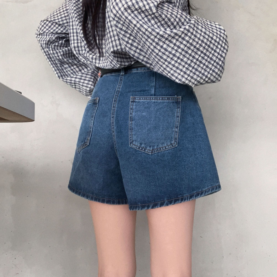 Женские A-силуэтные шорты, визуально стройнящие ноги