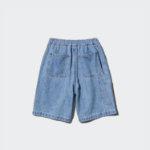 UNIQLO KIDS Painter Easy Half Pants (Denim)