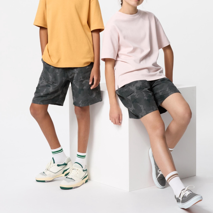 UNIQLO KIDS Gear Short Pants (Printed, Water-Friendly)