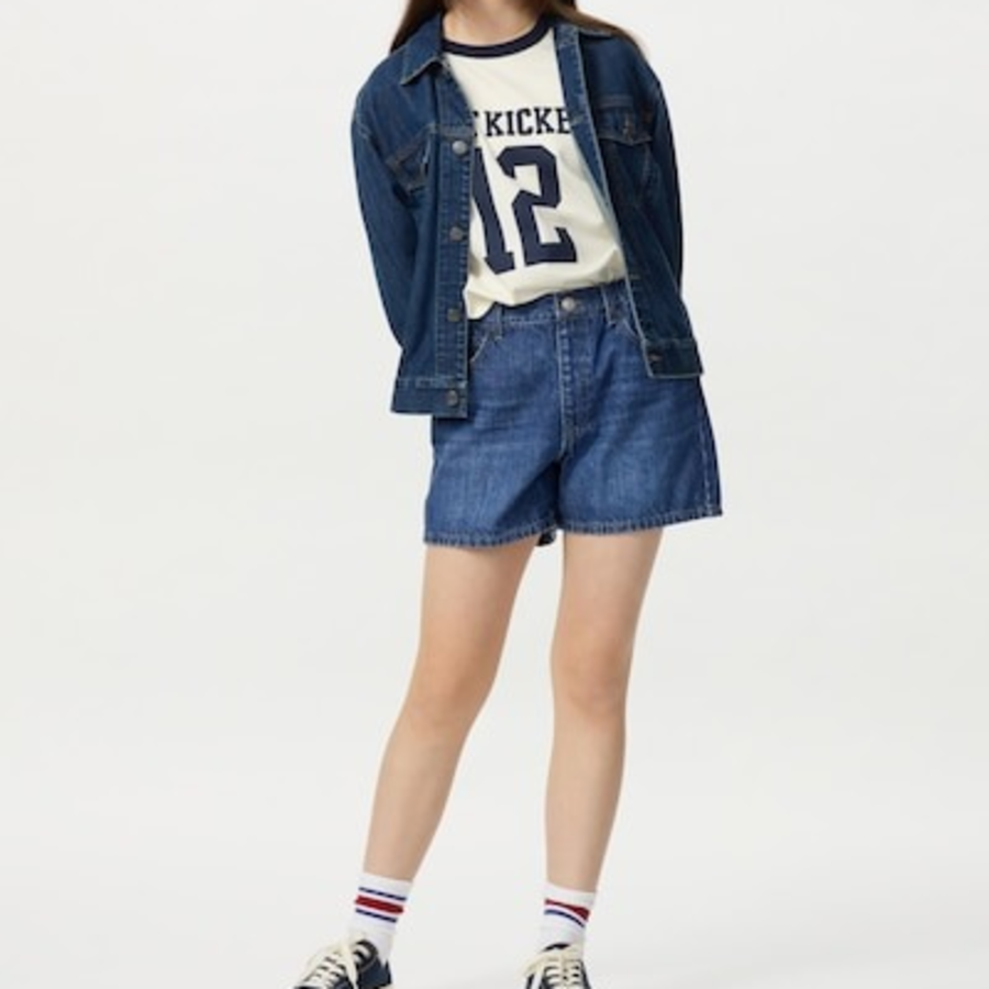 UNIQLO GIRLS Denim Short Pants