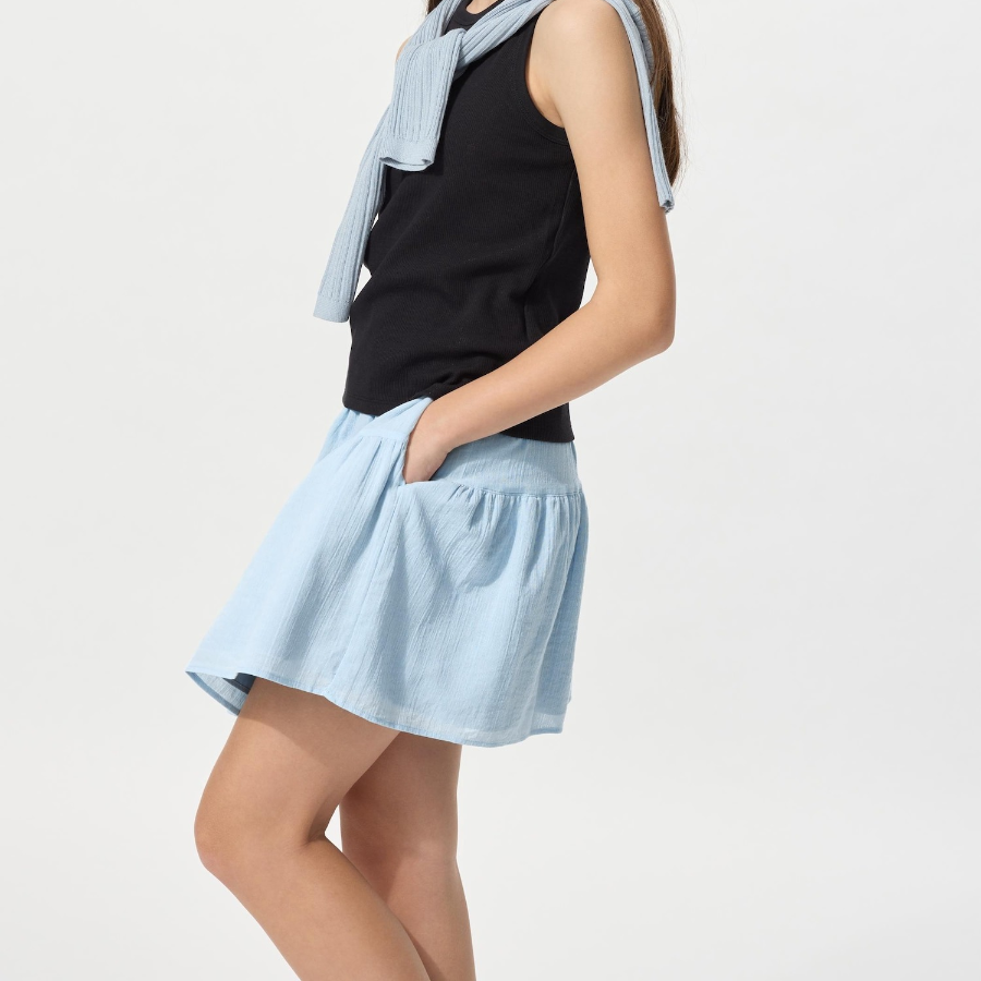 UNIQLO GIRLS Tiered Mini Skorts