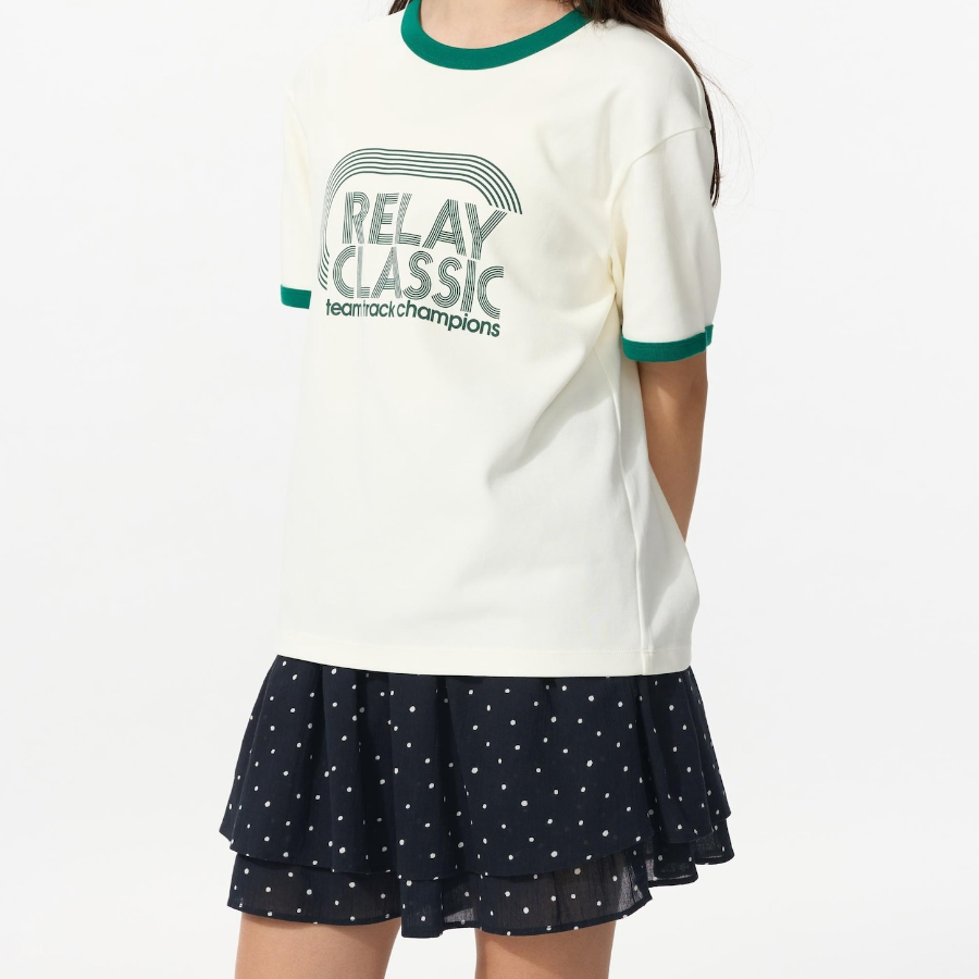 UNIQLO GIRLS Printed Mini Skorts (Dot)