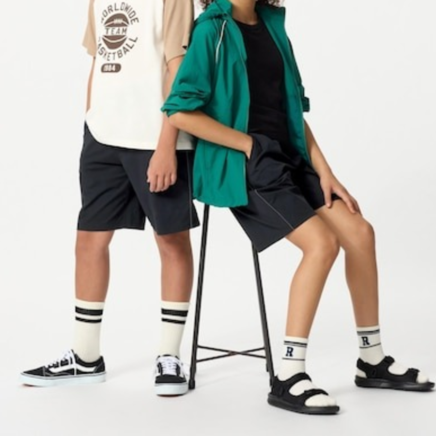 UNIQLO KIDS Ultra Stretch Active Shorts (With Side Line)