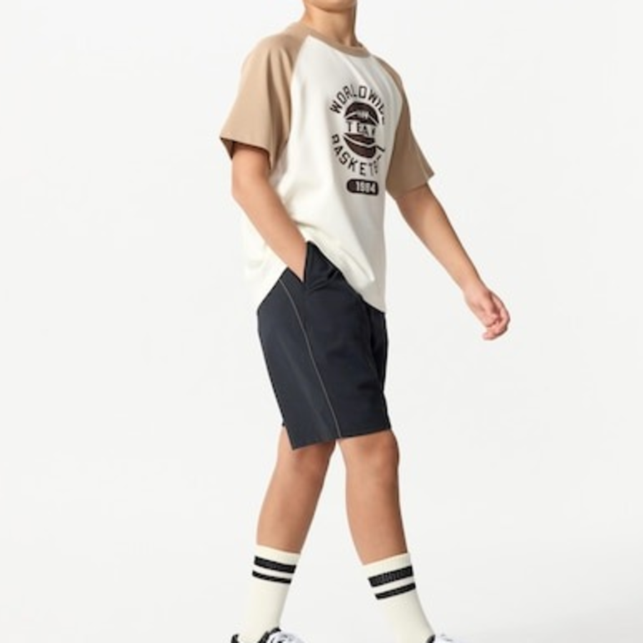 UNIQLO KIDS Ultra Stretch Active Shorts (With Side Line)