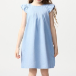 UNIQLO GIRLS Denim Dress (Short Sleeve)